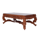 Bàn Salon Hoàng Gia Gỗ Gõ Đỏ