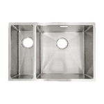 Chậu bếp, Thép không gỉ, chậu đôi