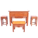 Bộ Bàn Thờ Gõ Đỏ TN03