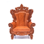 Ghế Salon Hoàng Gia Gỗ Gõ Đỏ 01 Chỗ Ngồi