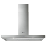Máy hút mùi, 900 mm, với ba bộ lọc dầu mỡ bằng nhôm, Smeg