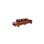Sofa Gỗ Gõ Đỏ 03 Chỗ Ngồi TN01