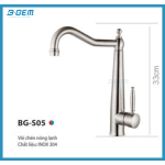 VÒI CHÉN SUS304 INOX MỜ DÁNG CỔ ĐIỂN B-GEM BG-S05