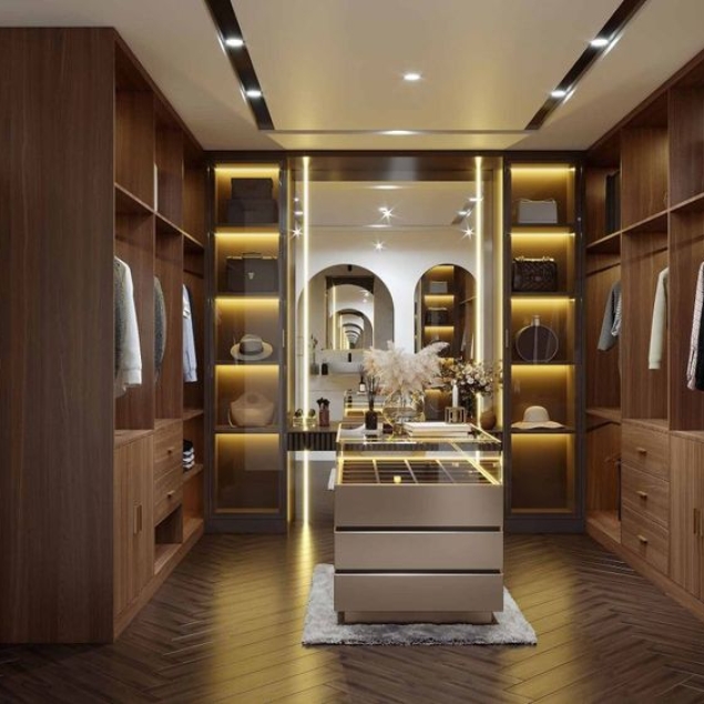 Tủ Quần Áo Gỗ Óc Chó TN002