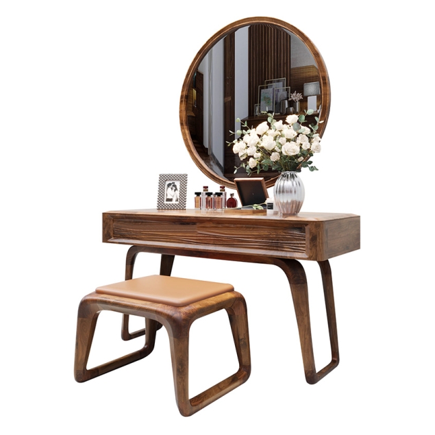 Bộ Bàn Phấn Gỗ Óc Chó TN 03