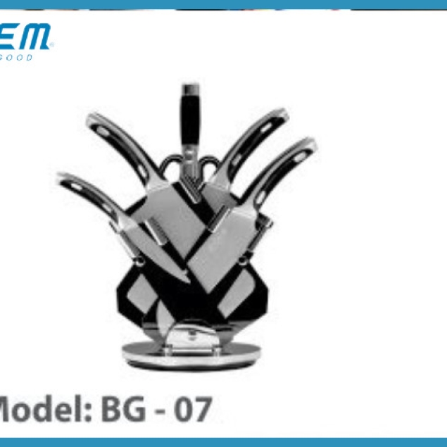 BỘ DAO 7 MÓN ĐÚC NGUYÊN KHỐI CAO CẤP B-GEM BG-07