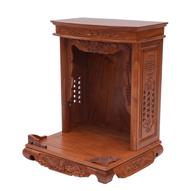 Trang Ông Địa Gỗ Gõ Đỏ TN03