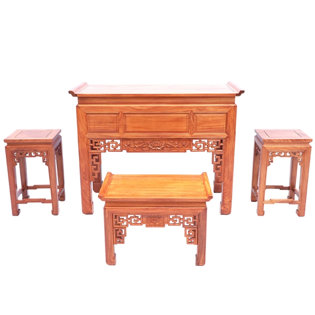 Bộ Bàn Thờ Gõ Đỏ TN03