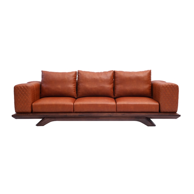 Ghế Sofa Gỗ Óc Chó 03 Chỗ Ngồi TN02