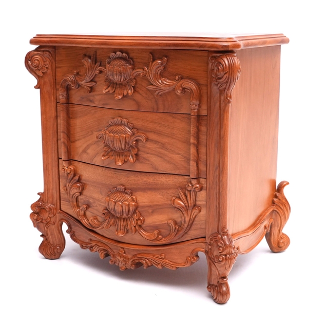 Tab Đầu Giường Gỗ Gõ Đỏ TN002